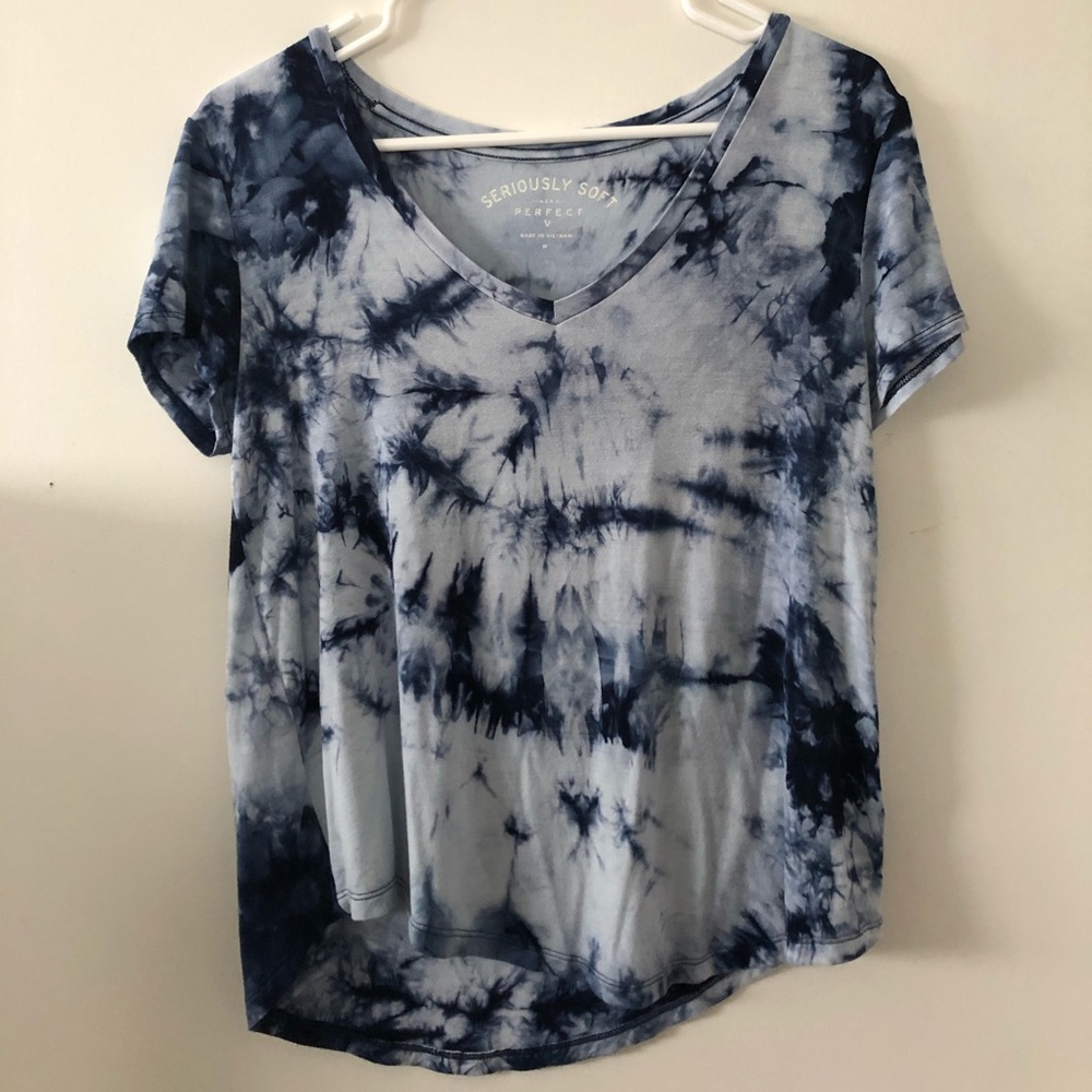 Aeropostale blue tie dye t-shirt